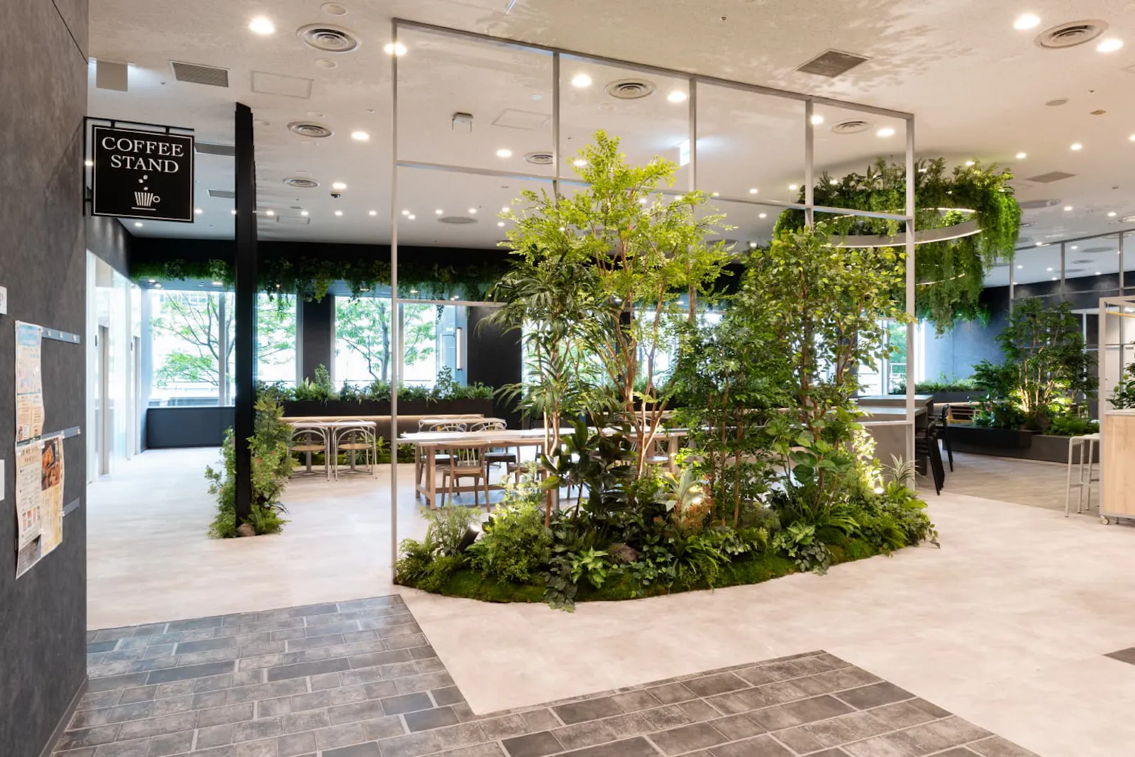 Planting at the heart of the space