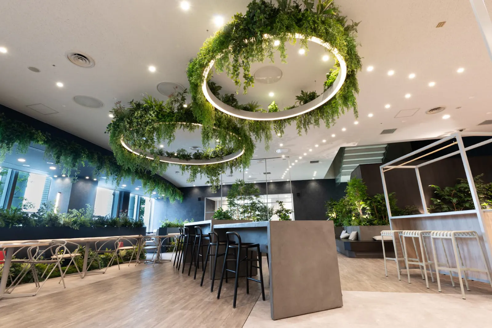 The café area