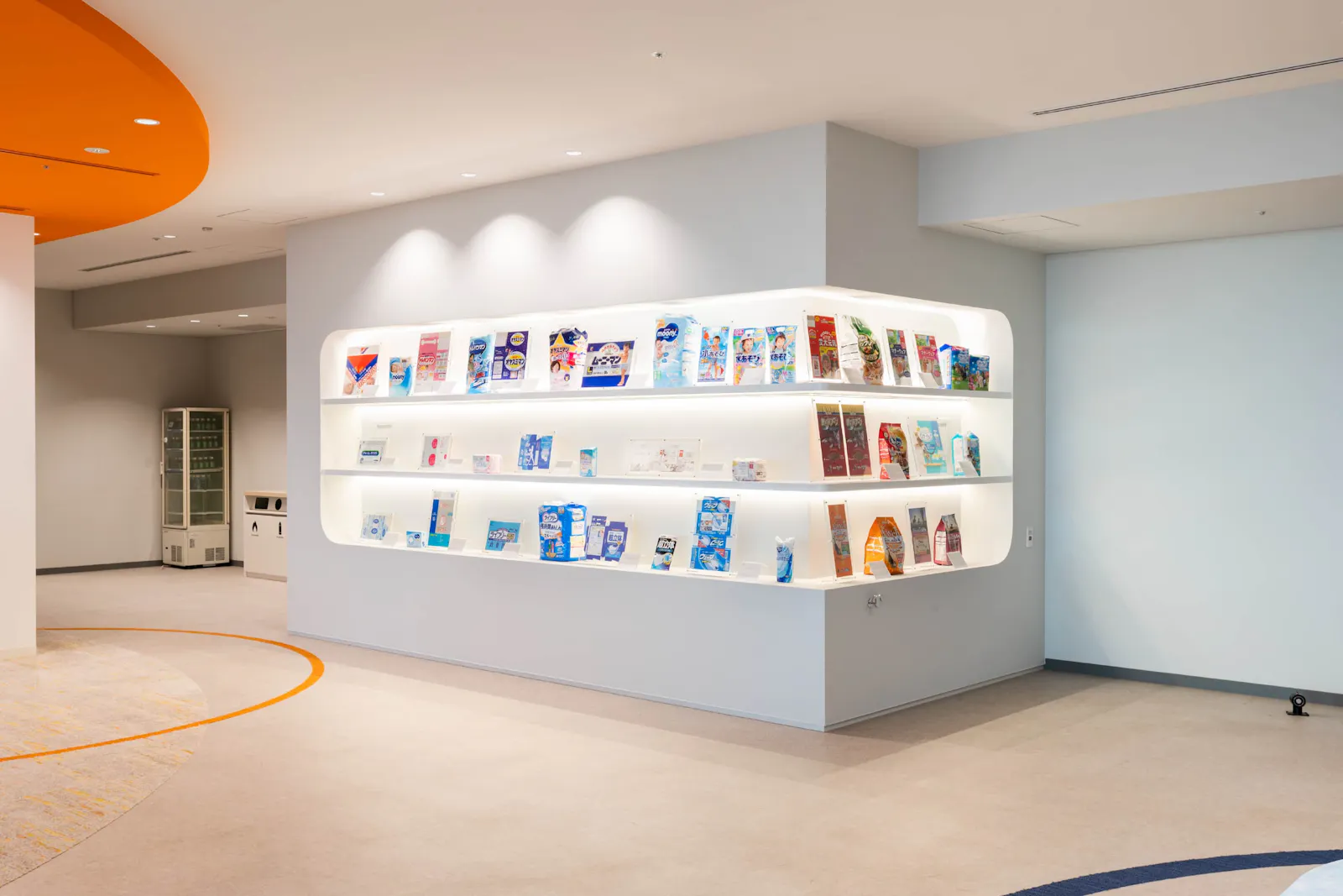An exhibition wall