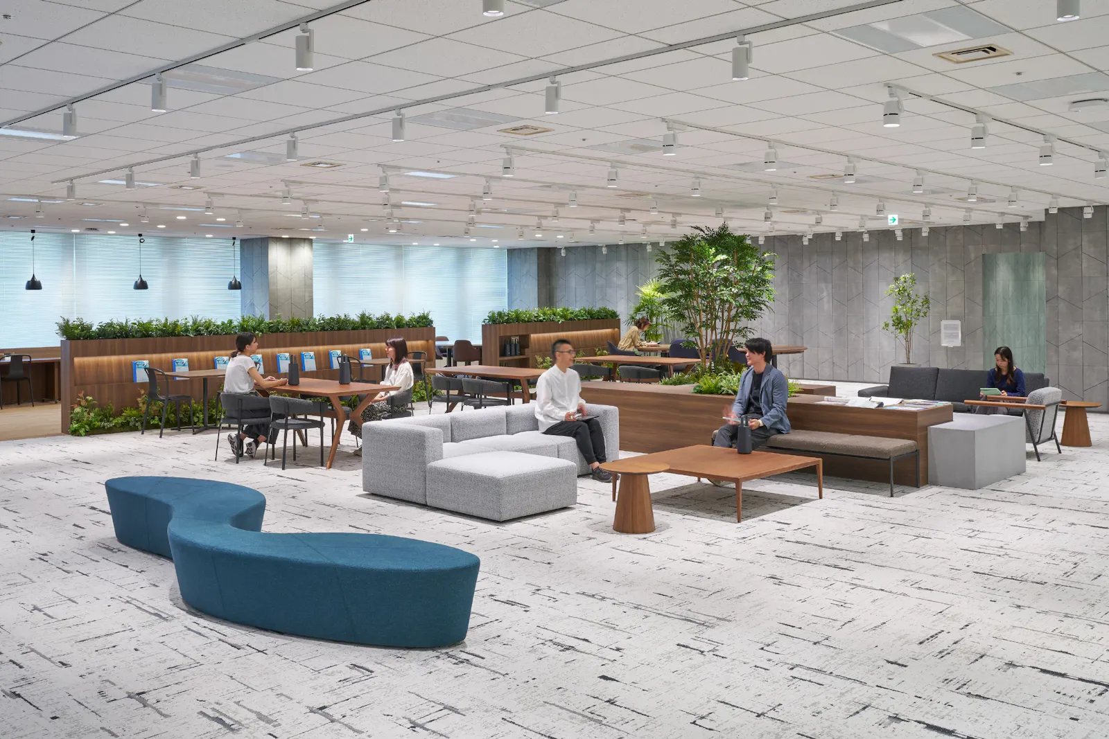 The waiting area