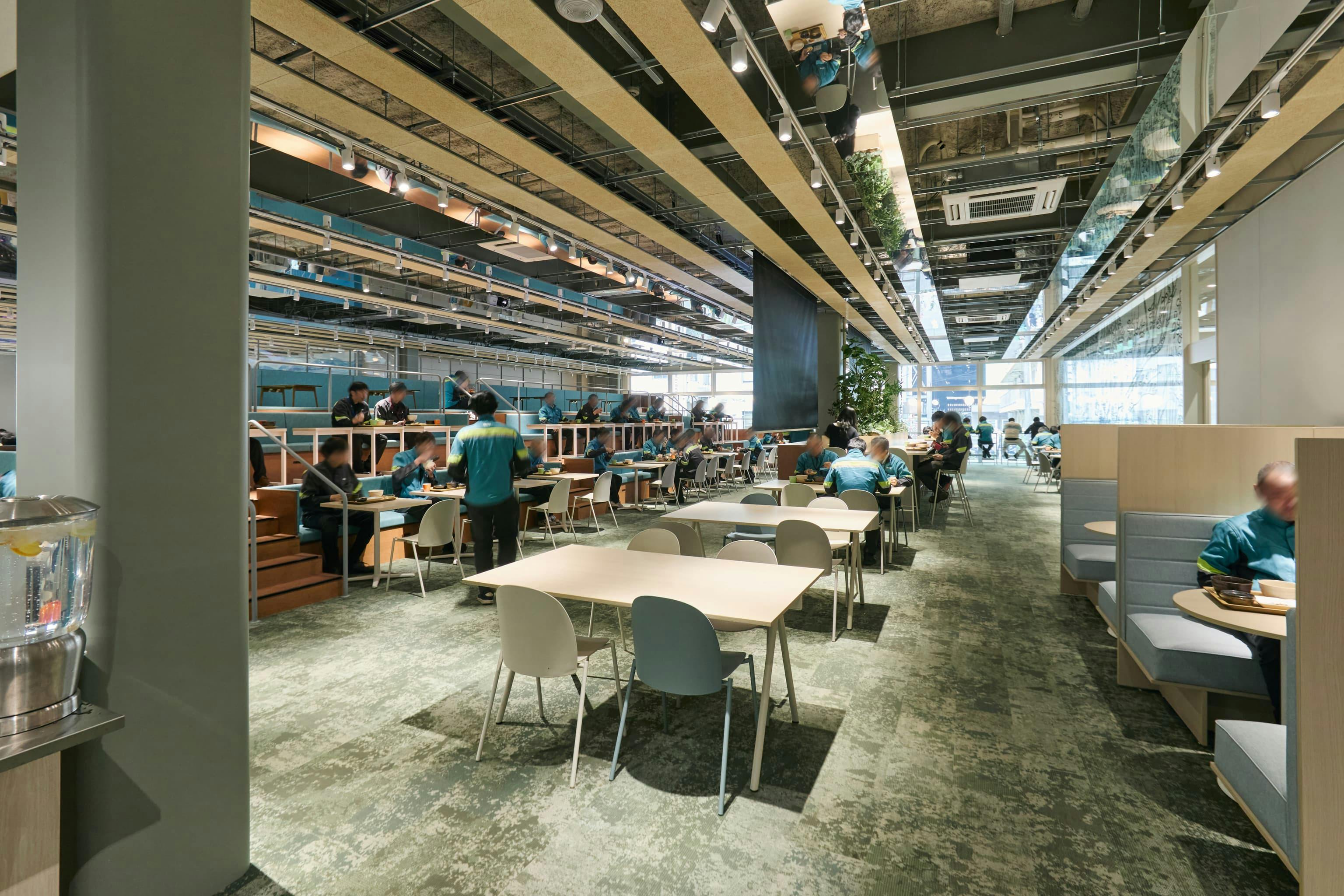 <em>1F社員食堂(ラウンジ棟)</em> 今治造船株式会社 様