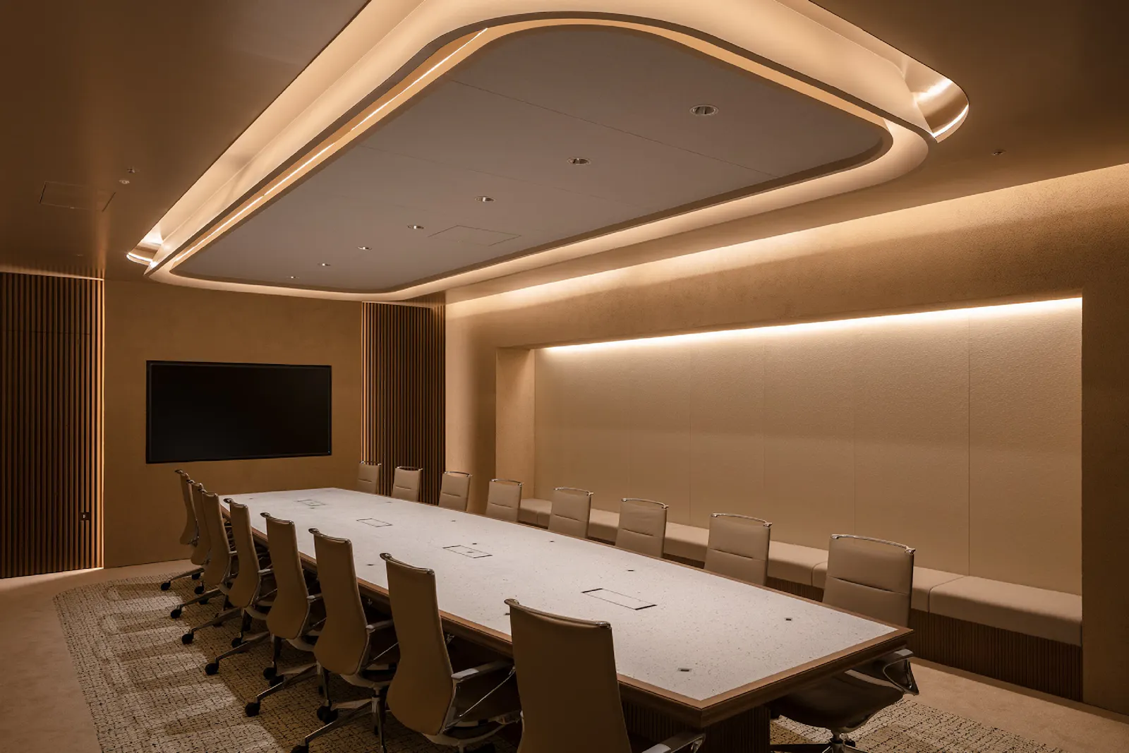 The reception room