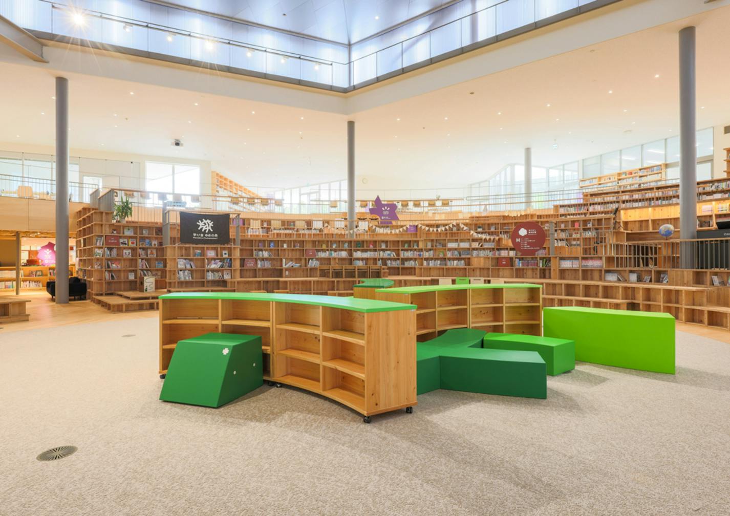 大熊町立 学び舎 ゆめの森 | 教育施設 | 教育・文化施設の事例・内装