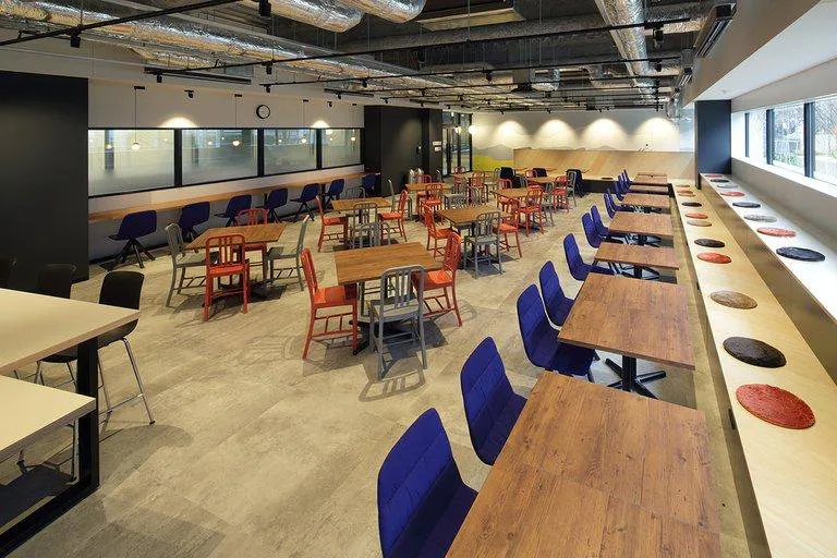 The 1st-floor lounge