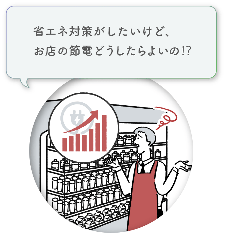 省エネ対策がしたいけど、お店の節電どうしたらよいの⁉